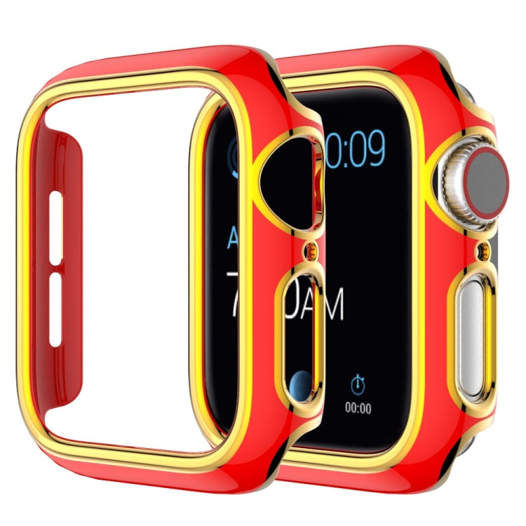 Two-color Electroplating PC Watch Case For Apple Watch Series 6&SE&5&4 44mm