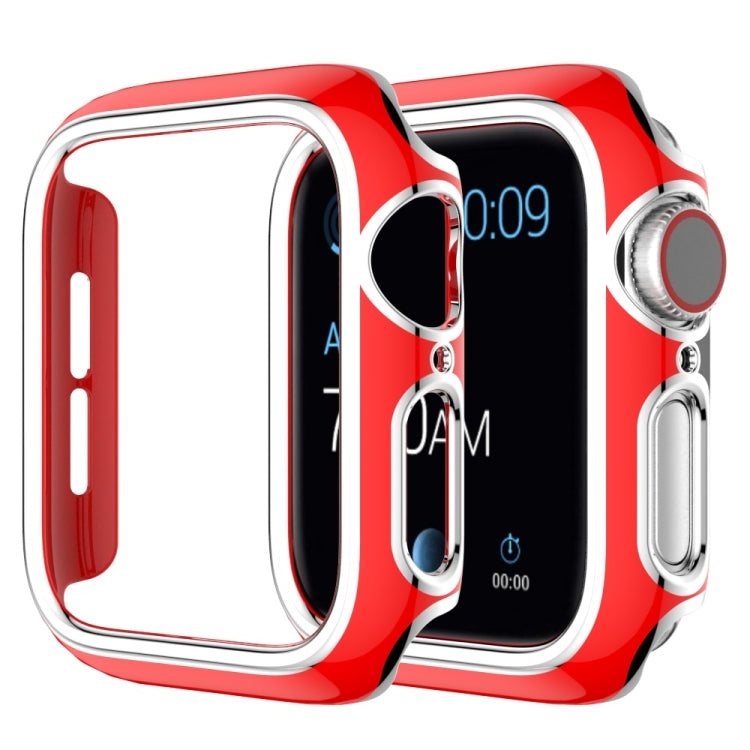 Two-color Electroplating PC Watch Case For Apple Watch Series 6&SE&5&4 44mm