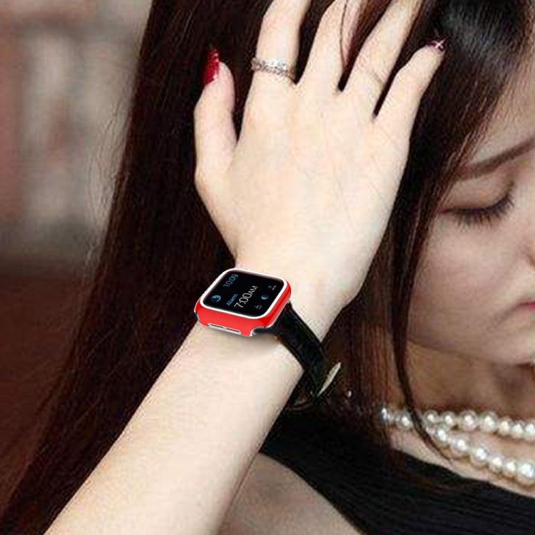 Two-color Electroplating PC Watch Case For Apple Watch Series 6&SE&5&4 44mm