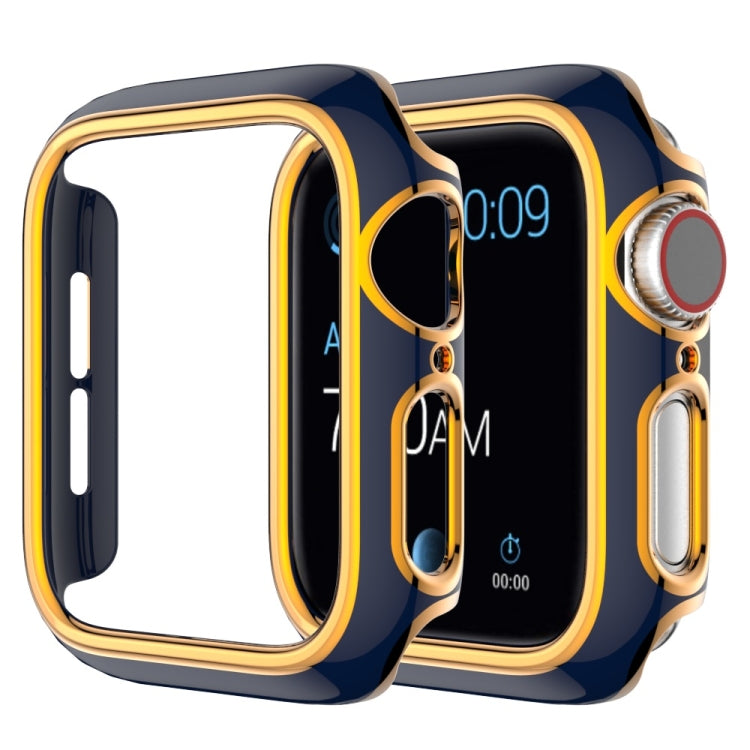 Two-color Electroplating PC Watch Case For Apple Watch Series 6&SE&5&4 44mm