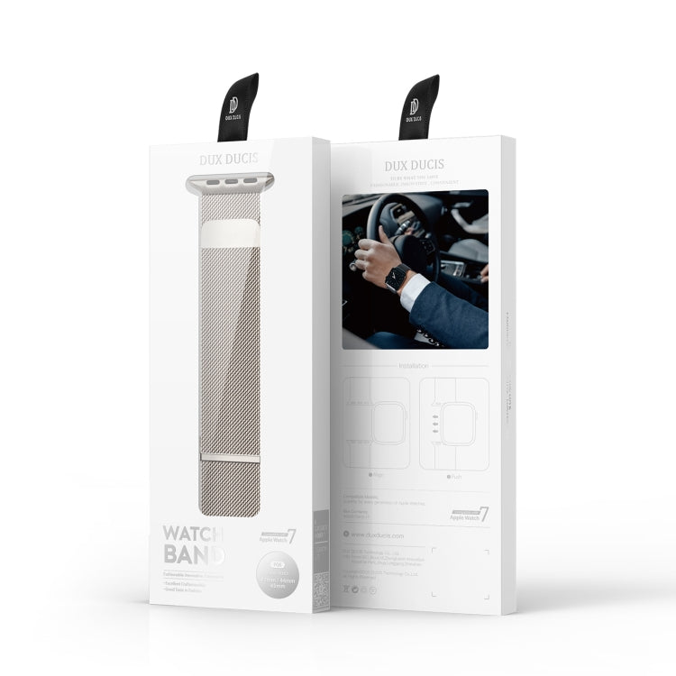 DUX DUCIS Milanese Watchband For Apple Watch Series 7 4