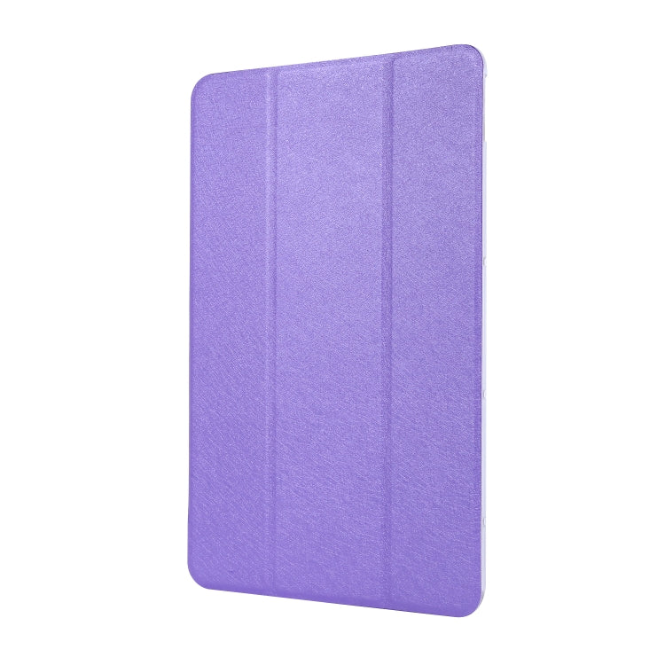 For Huawei MatePad Pro 10.8 inch Silk Texture Horizontal Flip Leather Case with Three-folding Holder