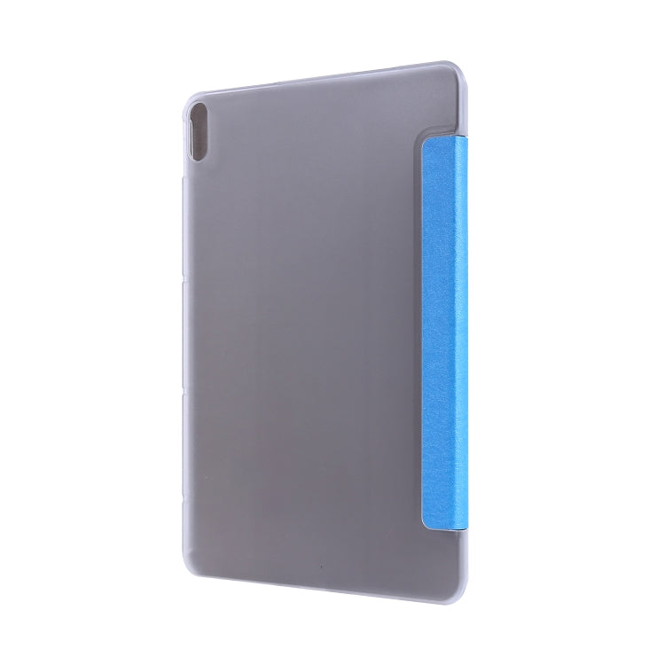 For Huawei MatePad Pro 10.8 inch Silk Texture Horizontal Flip Leather Case with Three-folding Holder