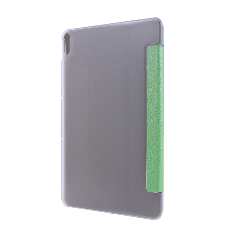 For Huawei MatePad Pro 10.8 inch Silk Texture Horizontal Flip Leather Case with Three-folding Holder