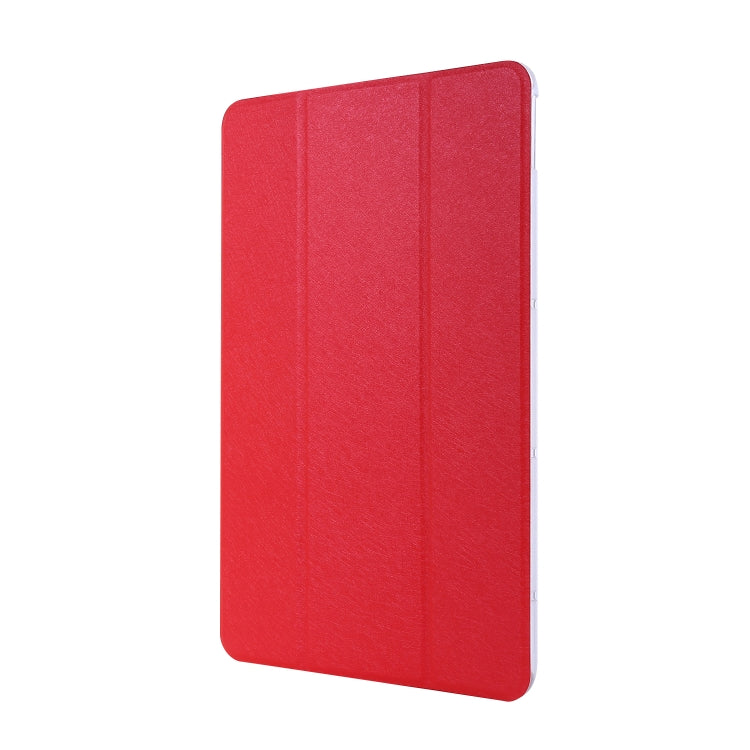For Huawei MatePad Pro 10.8 inch Silk Texture Horizontal Flip Leather Case with Three-folding Holder