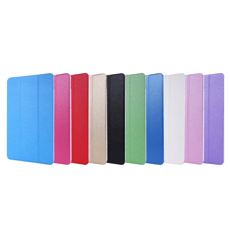 For Huawei MatePad Pro 10.8 inch Silk Texture Horizontal Flip Leather Case with Three-folding Holder