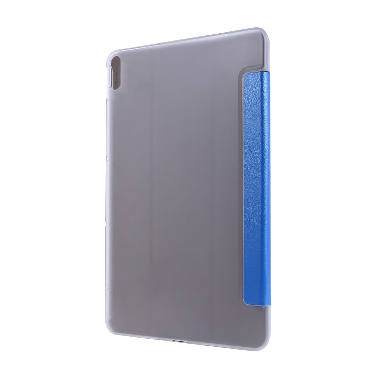 For Huawei MatePad Pro 10.8 inch Silk Texture Horizontal Flip Leather Case with Three-folding Holder