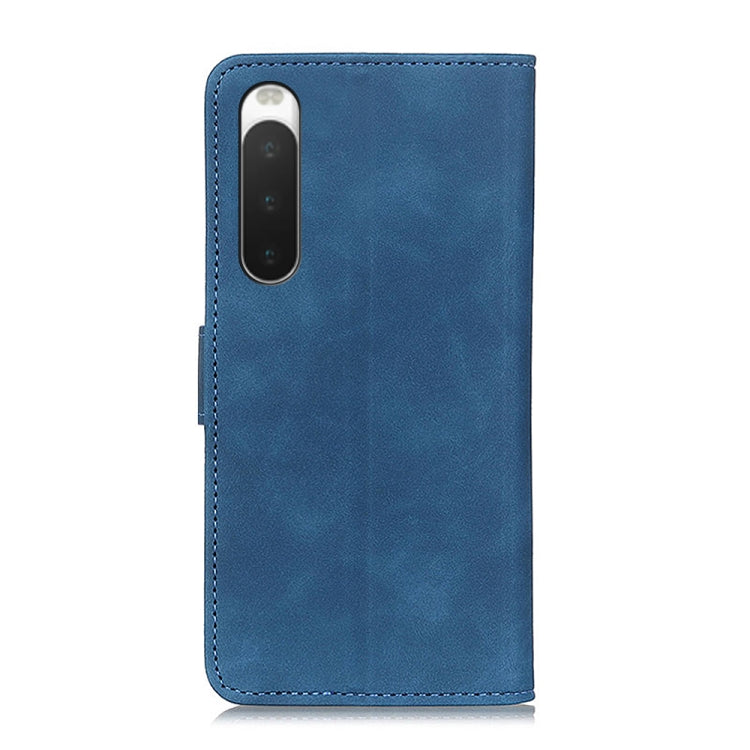 For Sony Xperia 10 IV KHAZNEH Retro Texture Horizontal Flip Leather Phone Case