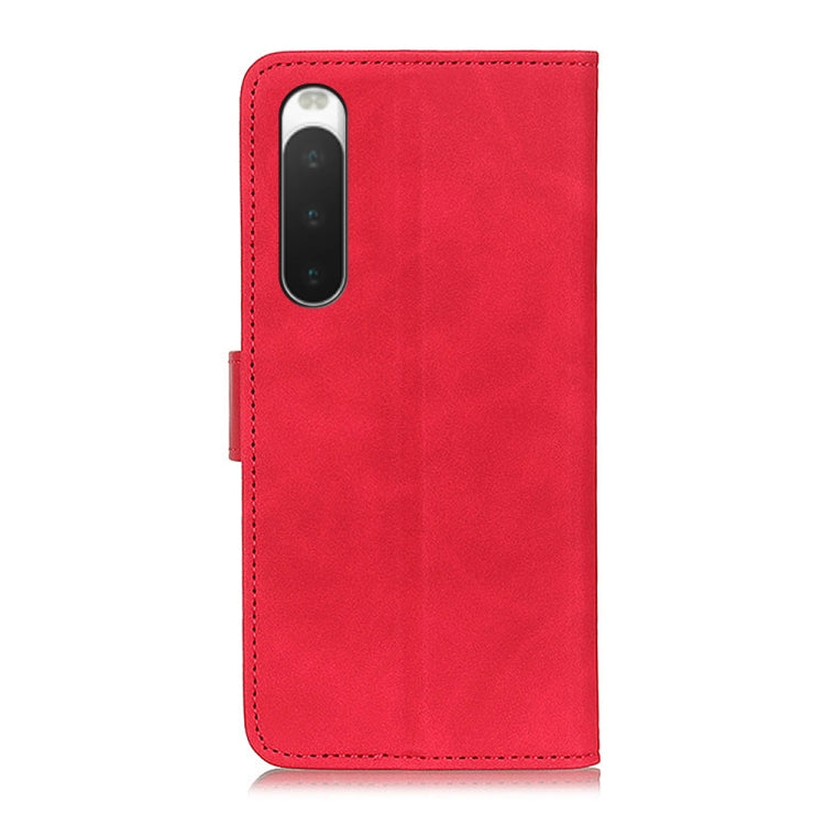 For Sony Xperia 10 IV KHAZNEH Retro Texture Horizontal Flip Leather Phone Case