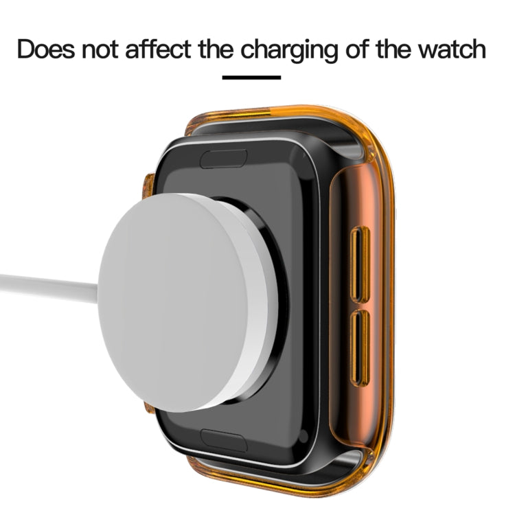 Translucent PC+Tempered Glass Watch Case For Apple Watch Series 6&SE&5&4 40mm