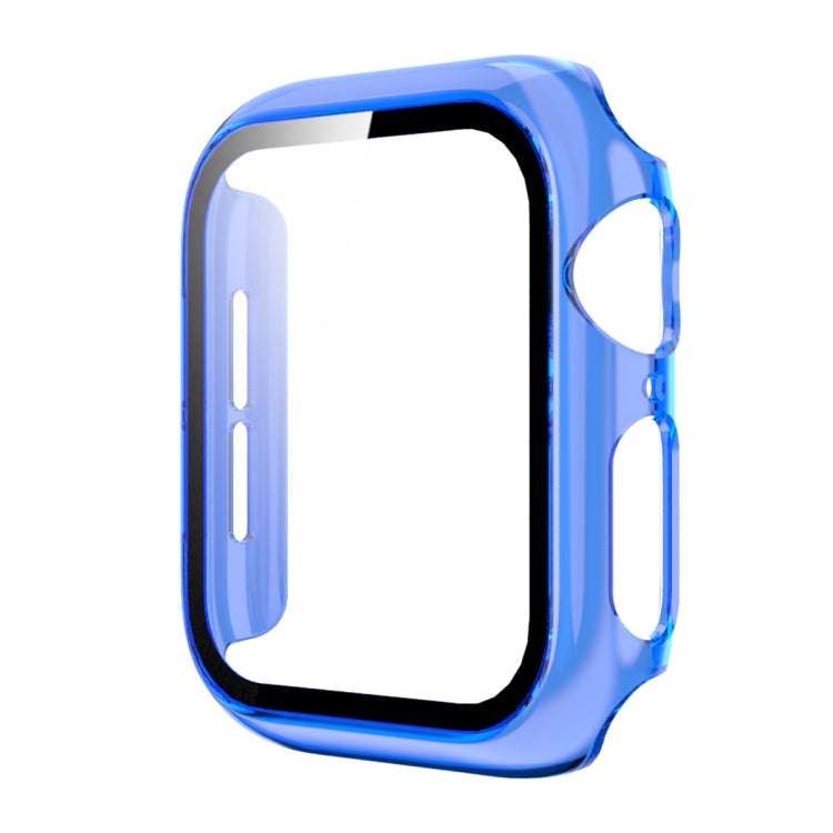 Translucent PC+Tempered Glass Watch Case For Apple Watch Series 6&SE&5&4 44mm