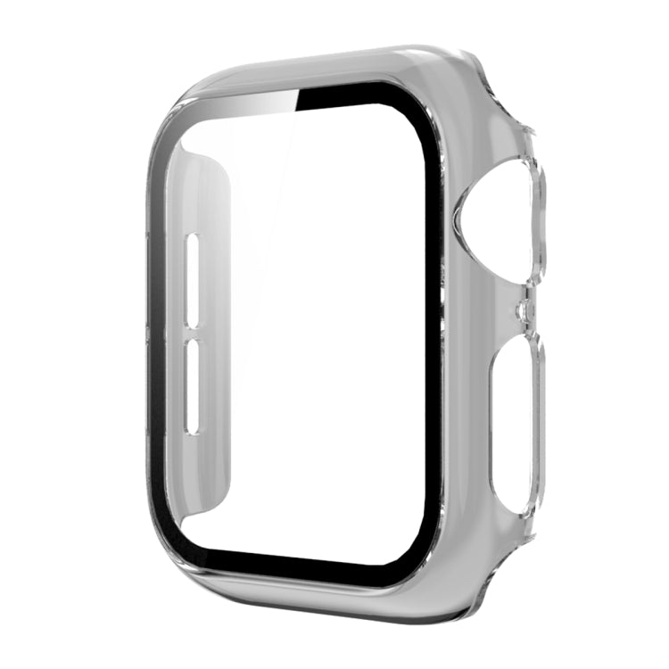 Translucent PC+Tempered Glass Watch Case For Apple Watch Series 6&SE&5&4 44mm
