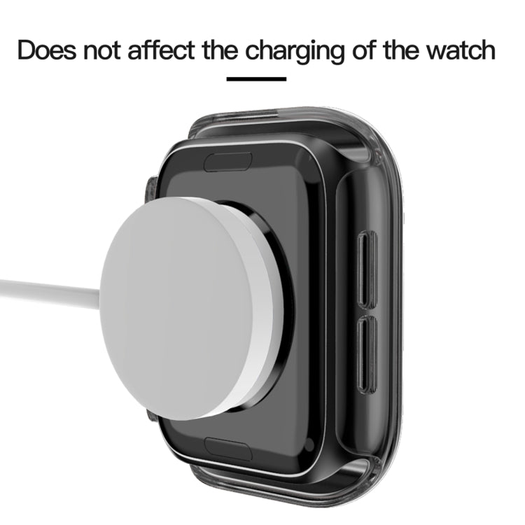 Translucent PC+Tempered Glass Watch Case For Apple Watch Series 6&SE&5&4 44mm