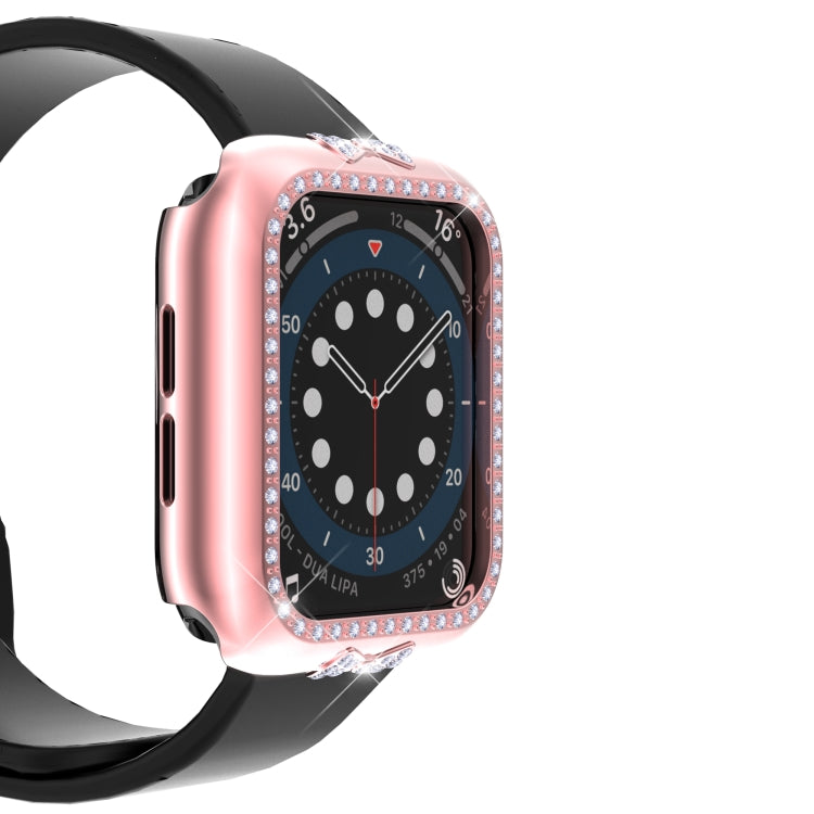 Bow-knot Diamond PC Watch Case For Apple Watch Series 6&SE&5&4 40mm