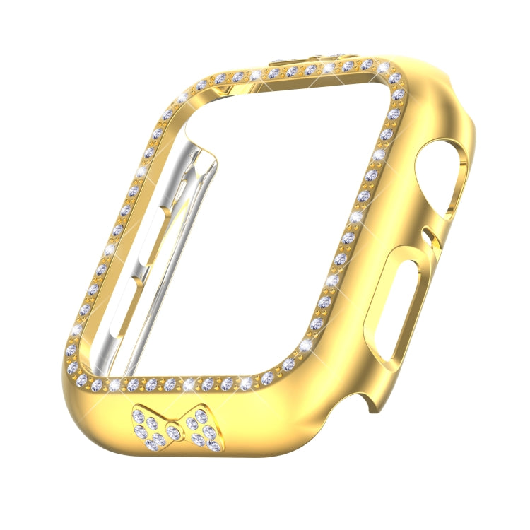 Bow-knot Diamond PC Watch Case For Apple Watch Series 6&SE&5&4 40mm