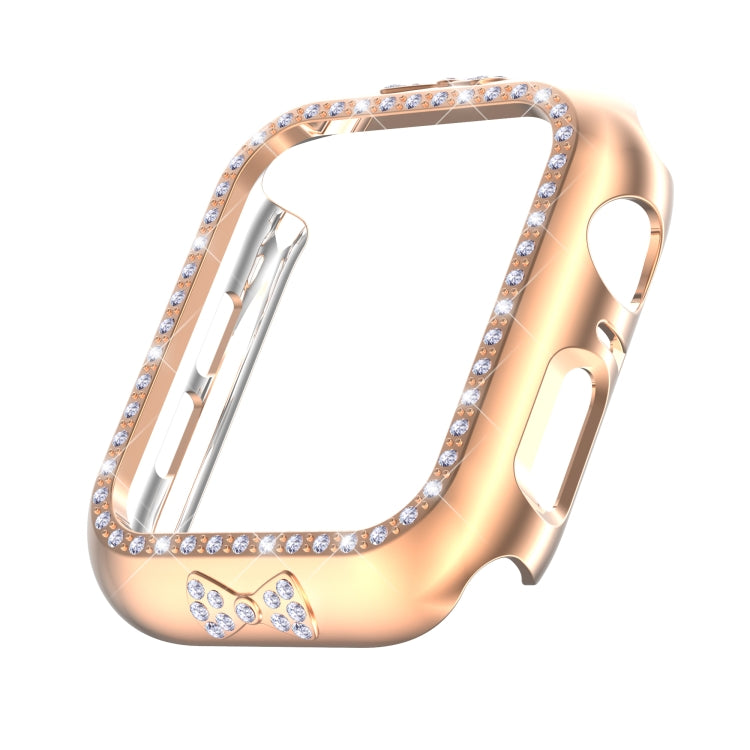 Bow-knot Diamond PC Watch Case For Apple Watch Series 6&SE&5&4 40mm