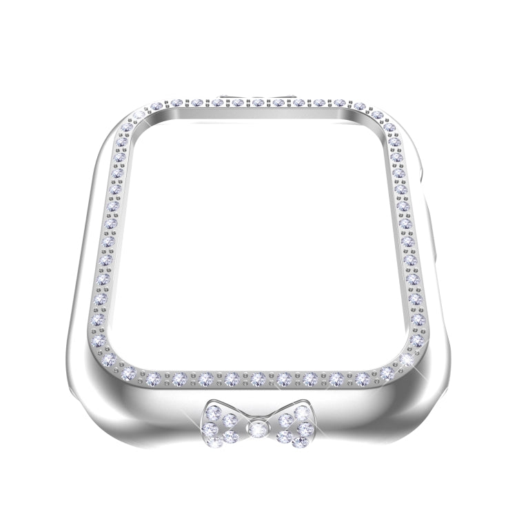 Bow-knot Diamond PC Watch Case For Apple Watch Series 6&SE&5&4 40mm