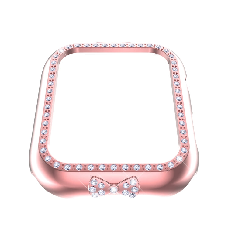 Bow-knot Diamond PC Watch Case For Apple Watch Series 6&SE&5&4 44mm