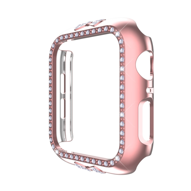 Bow-knot Diamond PC Watch Case For Apple Watch Series 6&SE&5&4 44mm