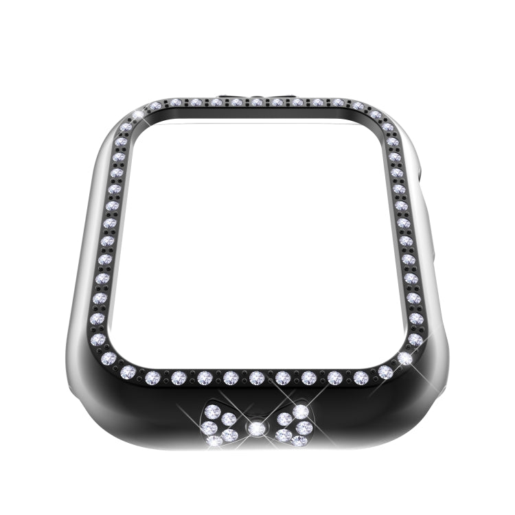 Bow-knot Diamond PC Watch Case For Apple Watch Series 6&SE&5&4 44mm