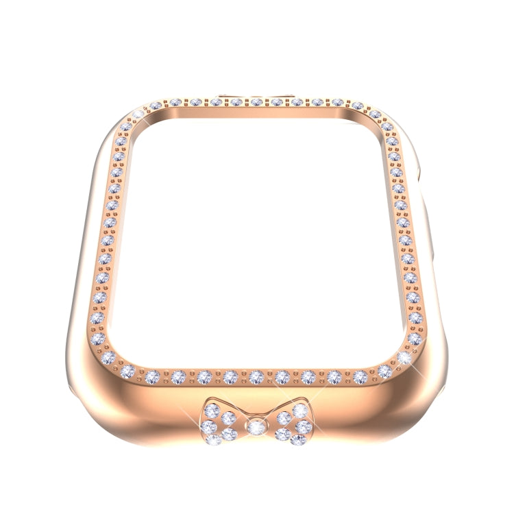 Bow-knot Diamond PC Watch Case For Apple Watch Series 6&SE&5&4 44mm