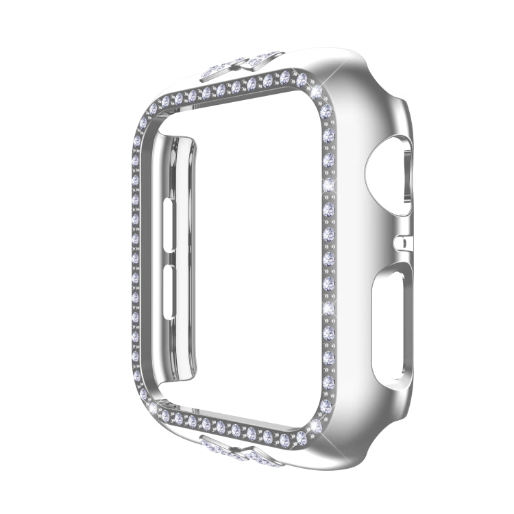 Bow-knot Diamond PC Watch Case For Apple Watch Series 6&SE&5&4 44mm