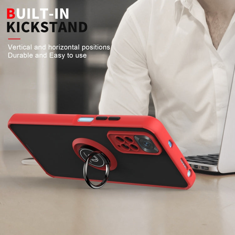 For Xiaomi Redmi Note 11 Global Q Shadow 1 Series TPU + PC Phone Case with Ring Holder