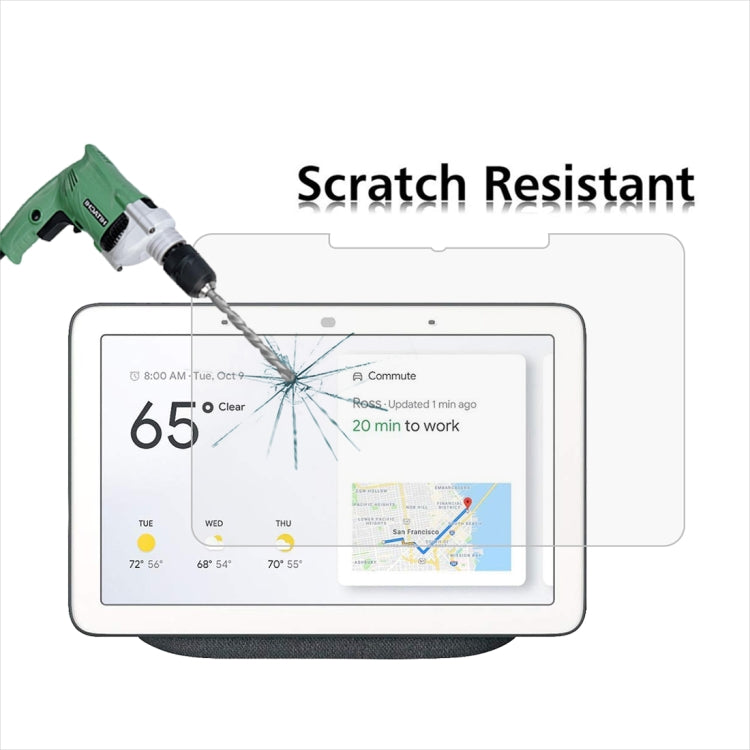 For Google Nest Hub Max 9H 2.5D Explosion-proof Tempered Glass Film