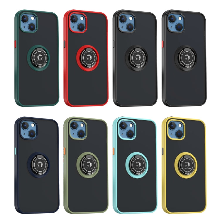 For iPhone 13 Pro Max Q Shadow 1 Series TPU + PC Phone Case with Ring Holder