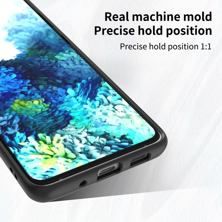 For Samsung Galaxy S20+ 5G Q Shadow I Ring Kickstand PC and TPU Hybrid Phone Case