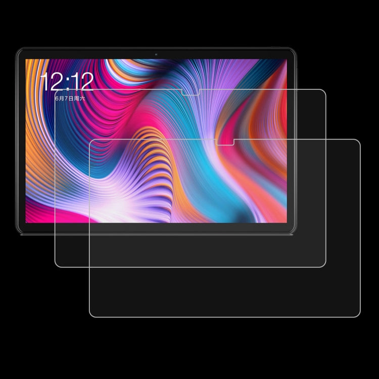 2 PCS 9H 2.5D Explosion-proof Tempered Glass Film for Teclast T30