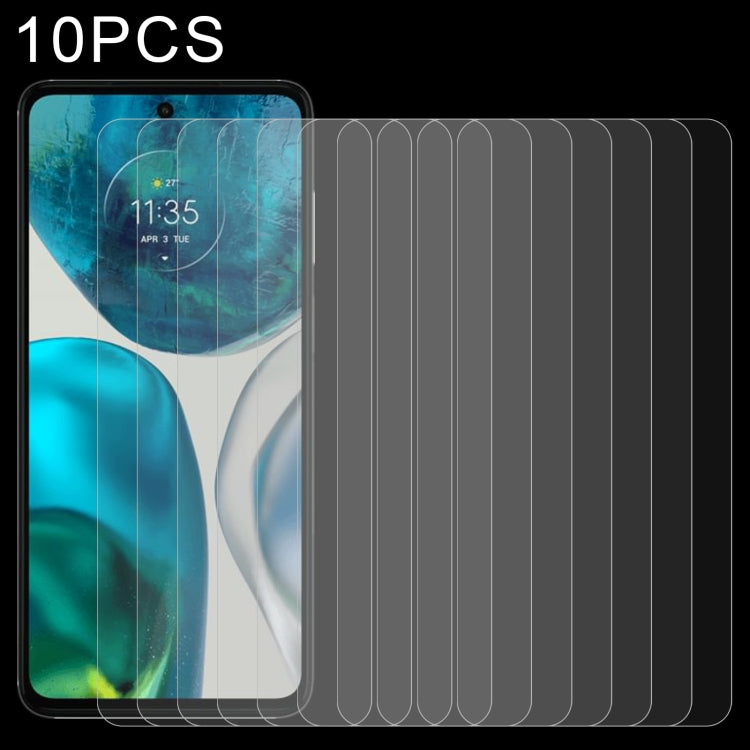 10 PCS 0.26mm 9H 2.5D Tempered Glass Film For Motorola Moto G52 / Moto G82 / Moto G71s