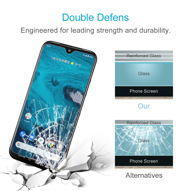 10 PCS 0.26mm 9H 2.5D Tempered Glass Film For Kyocera Android One S9