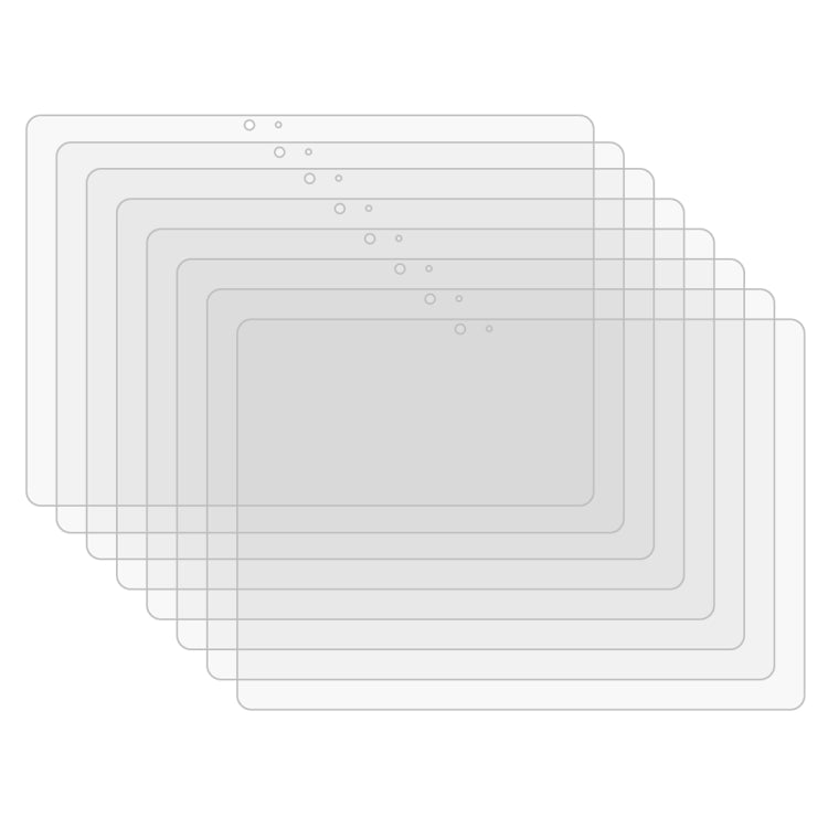 25 PCS 9H 2.5D Explosion-proof Tempered Glass Film for Teclast T10