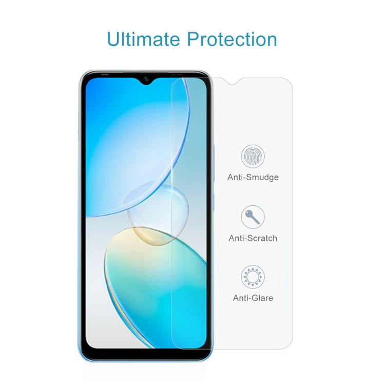 50 PCS 0.26mm 9H 2.5D Tempered Glass Film For Infinix Hot 12i