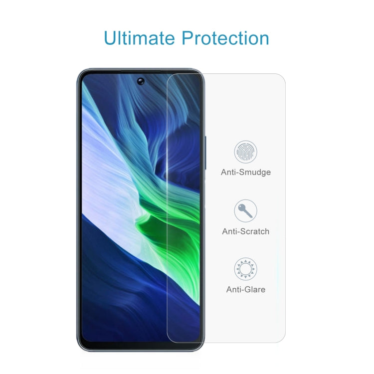 50 PCS 0.26mm 9H 2.5D Tempered Glass Film For Infinix Note 11i