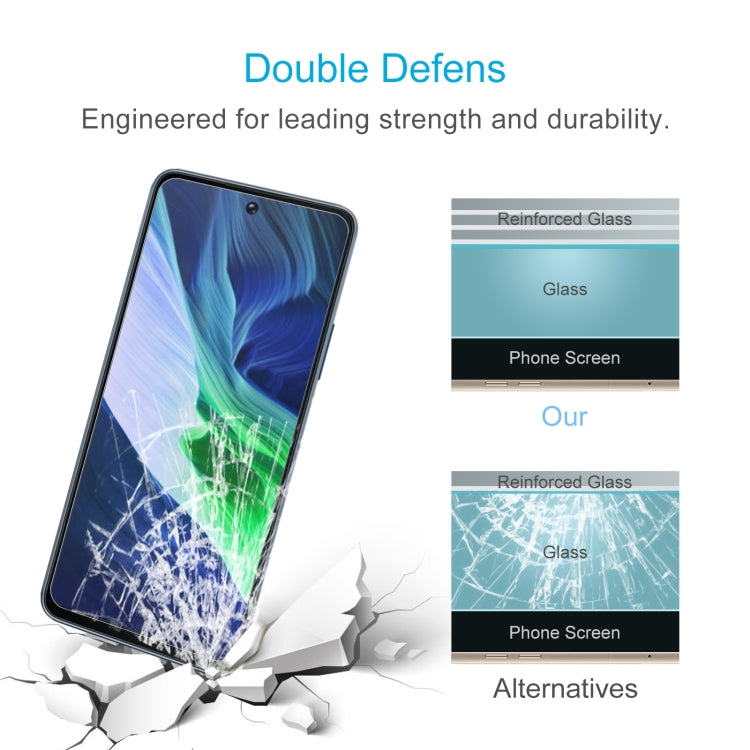 50 PCS 0.26mm 9H 2.5D Tempered Glass Film For Infinix Note 11i