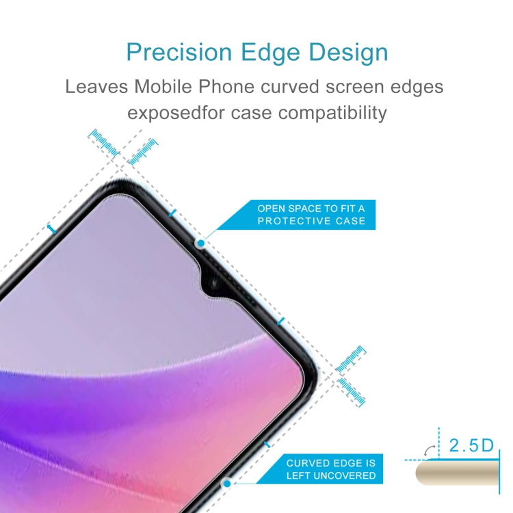 0.26mm 9H 2.5D Tempered Glass Film For OPPO A57 /  A57 4G / A77 / K10 5G / A57e / A57s / K10x / A17 / A77s / A17k / A58 / A77 4G / A56s