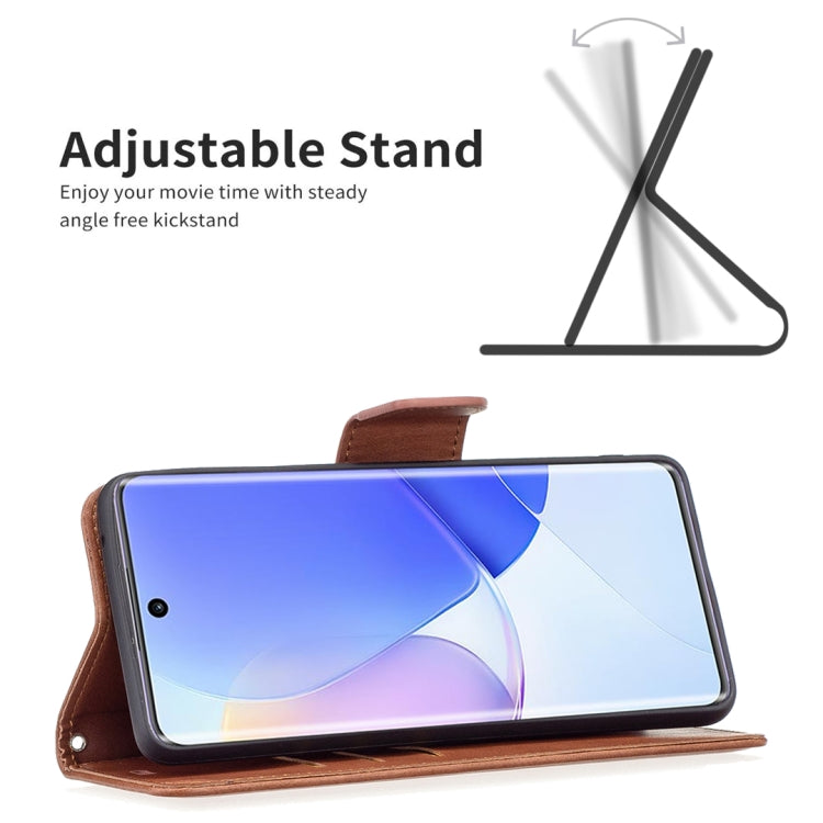 For Honor 50 / Huawei nova 9 Lambskin Texture Pure Color Leather Phone Case