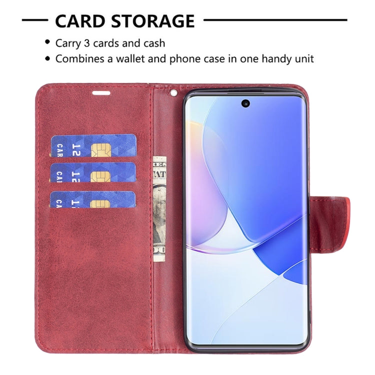 For Honor 50 / Huawei nova 9 Lambskin Texture Pure Color Leather Phone Case