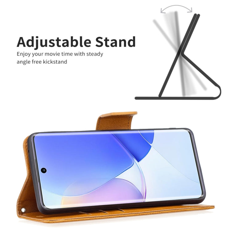 For Honor 50 / Huawei nova 9 Lambskin Texture Pure Color Leather Phone Case