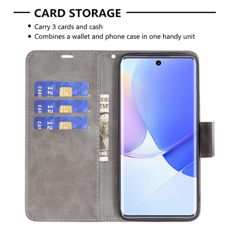 For Honor 50 / Huawei nova 9 Lambskin Texture Pure Color Leather Phone Case