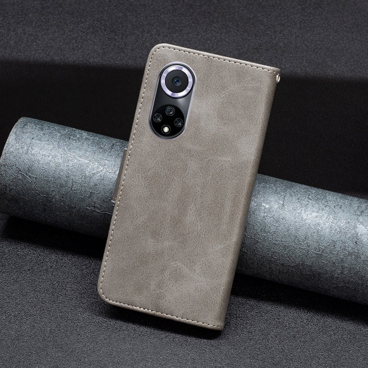 For Honor 50 / Huawei nova 9 Lambskin Texture Pure Color Leather Phone Case