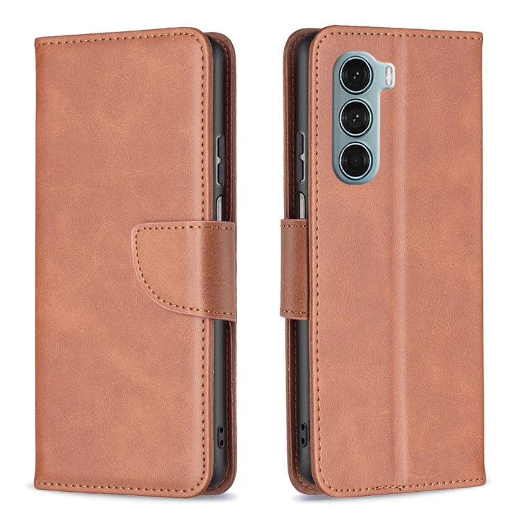 For Motorola Moto G200 5G / Edge S30 5G Lambskin Texture Pure Color Leather Phone Case
