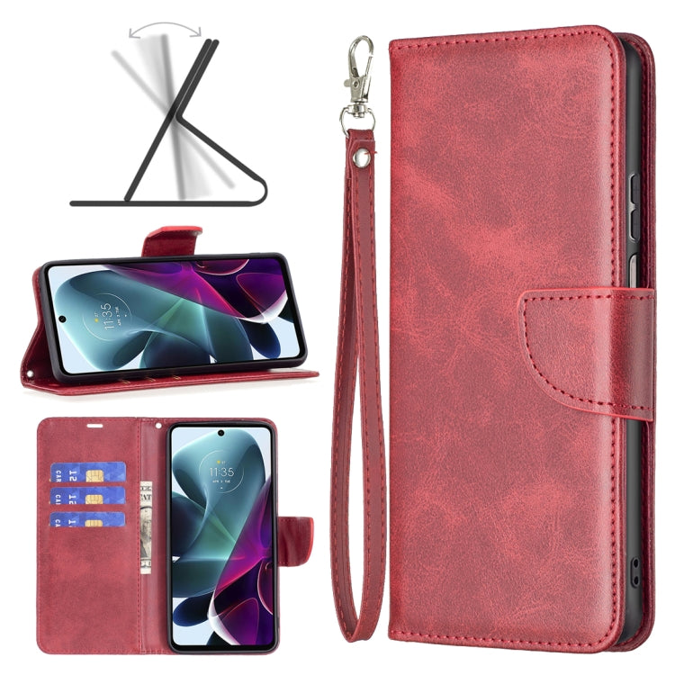 For Motorola Moto G200 5G / Edge S30 5G Lambskin Texture Pure Color Leather Phone Case