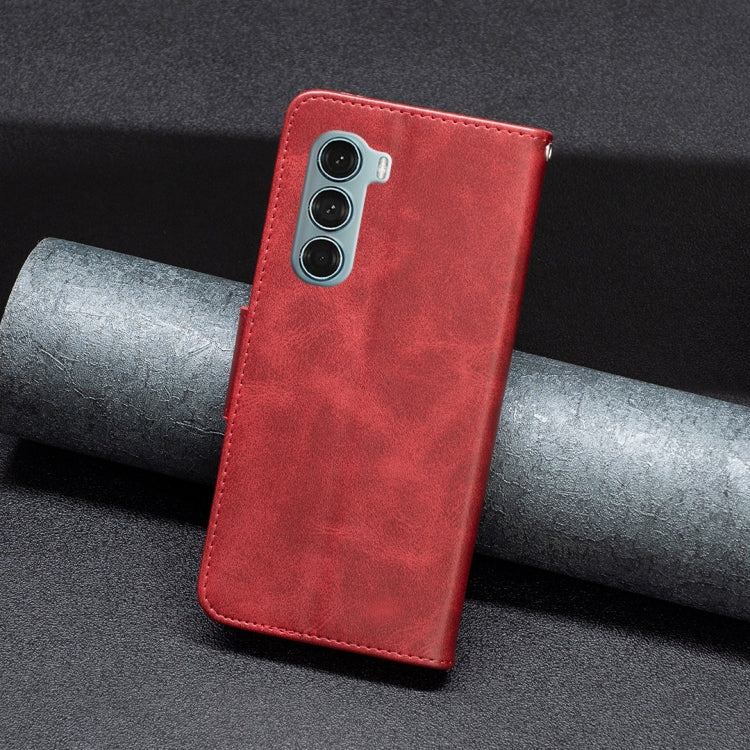 For Motorola Moto G200 5G / Edge S30 5G Lambskin Texture Pure Color Leather Phone Case