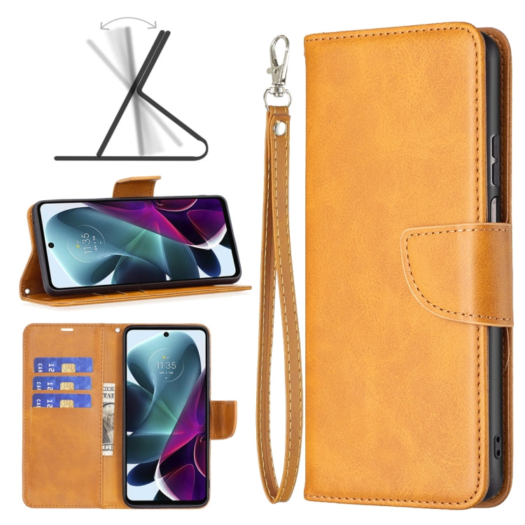 For Motorola Moto G200 5G / Edge S30 5G Lambskin Texture Pure Color Leather Phone Case