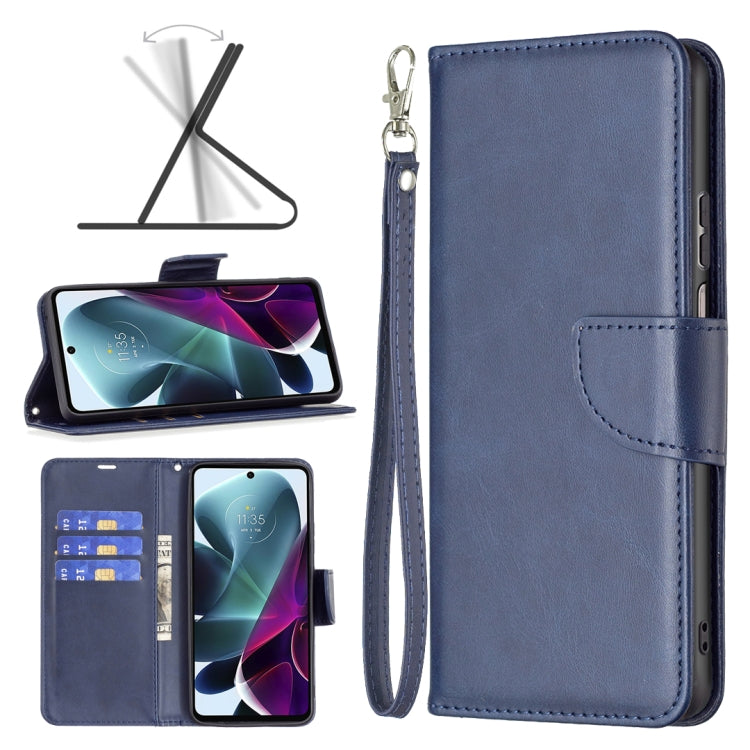 For Motorola Moto G200 5G / Edge S30 5G Lambskin Texture Pure Color Leather Phone Case