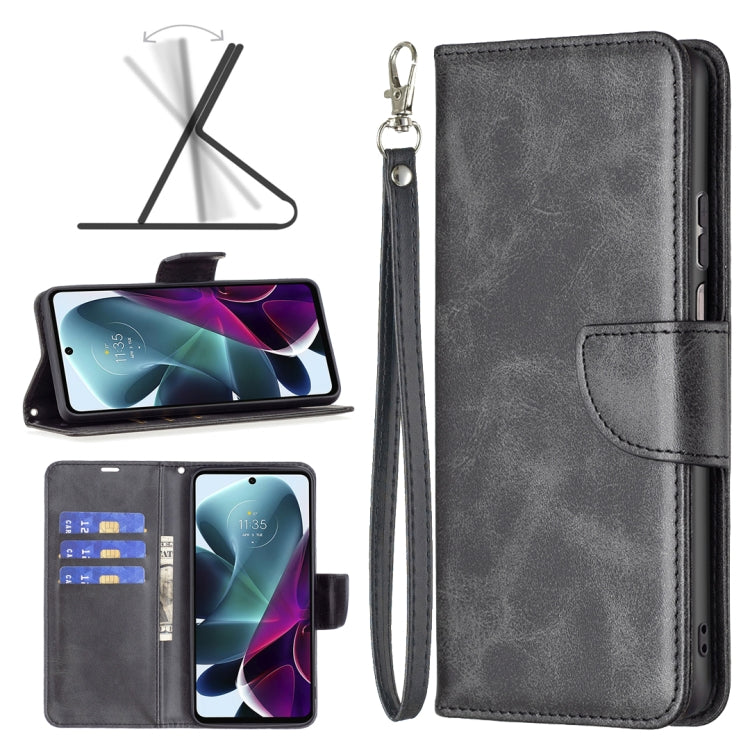 For Motorola Moto G200 5G / Edge S30 5G Lambskin Texture Pure Color Leather Phone Case