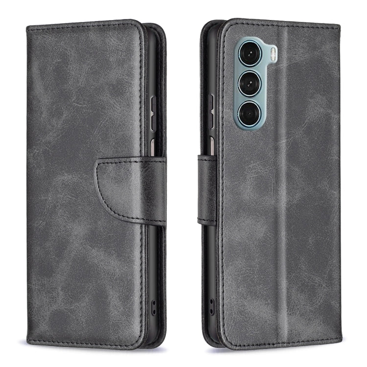 For Motorola Moto G200 5G / Edge S30 5G Lambskin Texture Pure Color Leather Phone Case